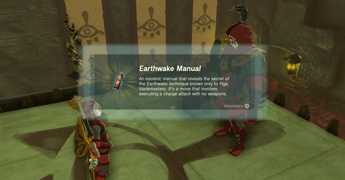 Zelda Tears of the Kingdom: How to unlock the Earthwake Manual and