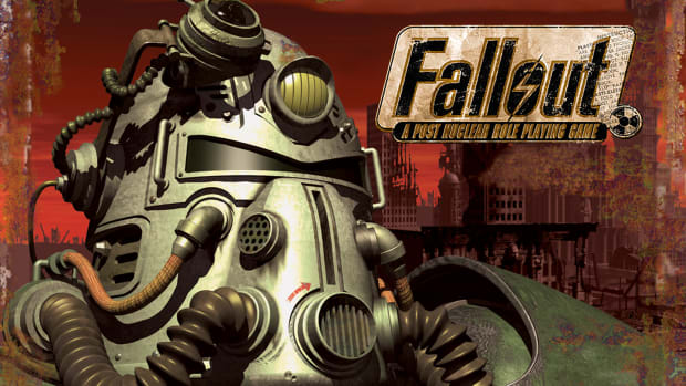 Cover of the original Fallout game.