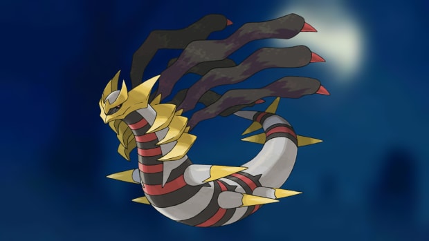 Giratina (Origin Forme), a Ghost-type Pokémon.