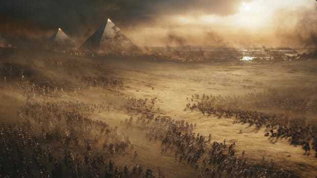 Total War: Pharaoh battle.