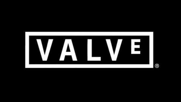 Valve Corporation logo in white on black background.