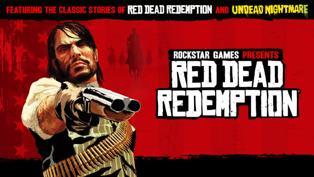 Red Dead Redemption PS4 and Switch edition key art.