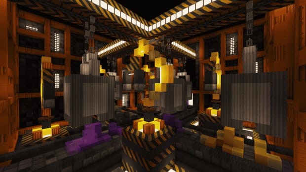 Minecraft Vault Hunters factory vault room