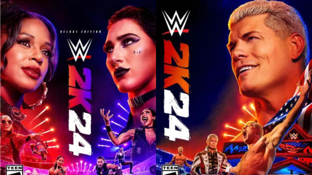 WWE 2K24 Deluxe and Standard Edition covers