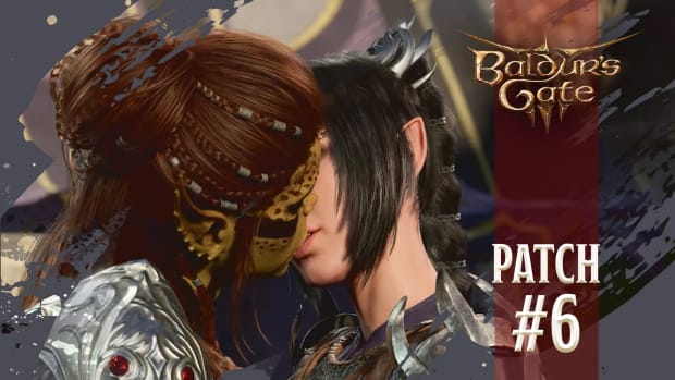 Baldur's Gate 3 Patch 6, Lae'zel kissing Shadowheart