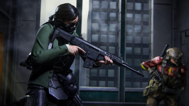Call of Duty Modern Warfare 3 screenshot showing the SOA Subverter Battle Rifle.