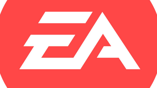 Electronic Arts logo on white background.