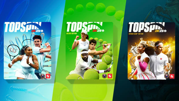 TopSpin 2K25 covers presented next to each other.