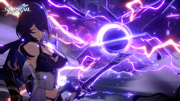 Honkai: Star Rail screenshot showing Acheron using her Skill.