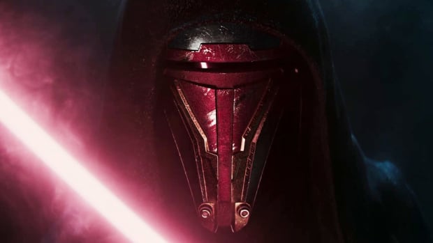 Star Wars: Knights of the Old Republic trailer shot of Revan.