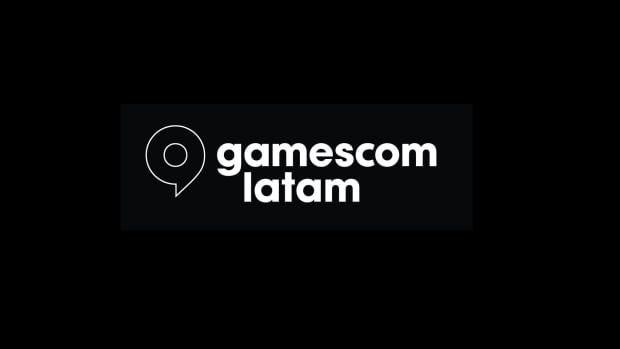 gamescom latam logo in white on black background.