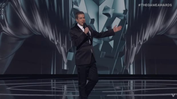Geoff Keighley at The Game Awards 2023.