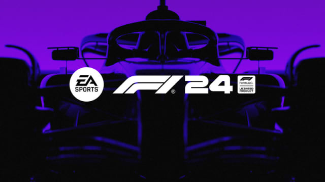 F1 24 cover art showing a race car.