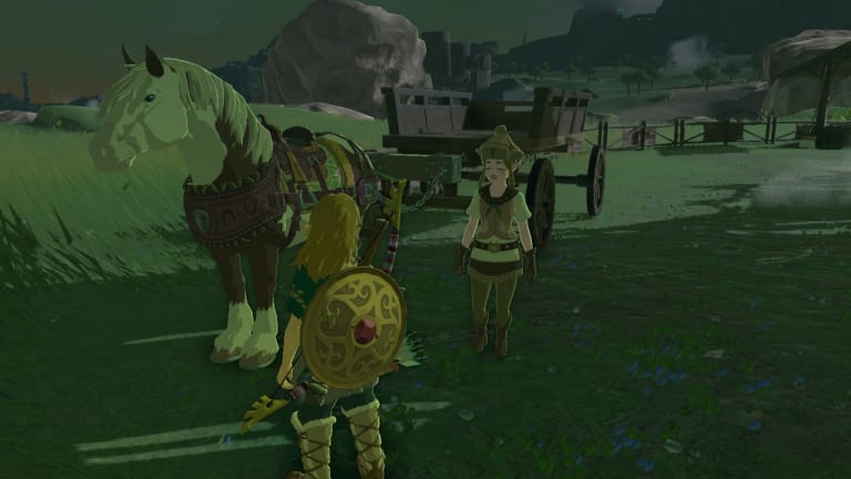Zelda Tears of the Kingdom: How to attach a horse to a wagon
