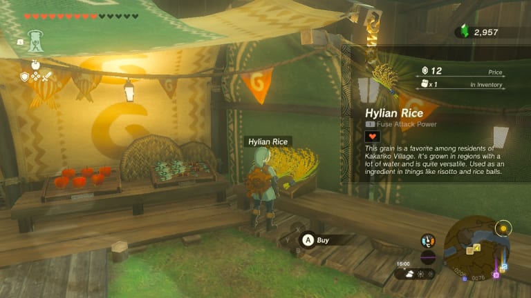 Zelda Tears of the Kingdom: how to get Hylian Rice