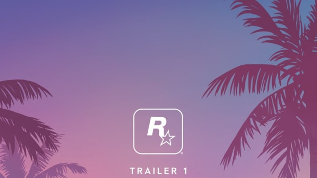 Rockstar logo on a sky background.