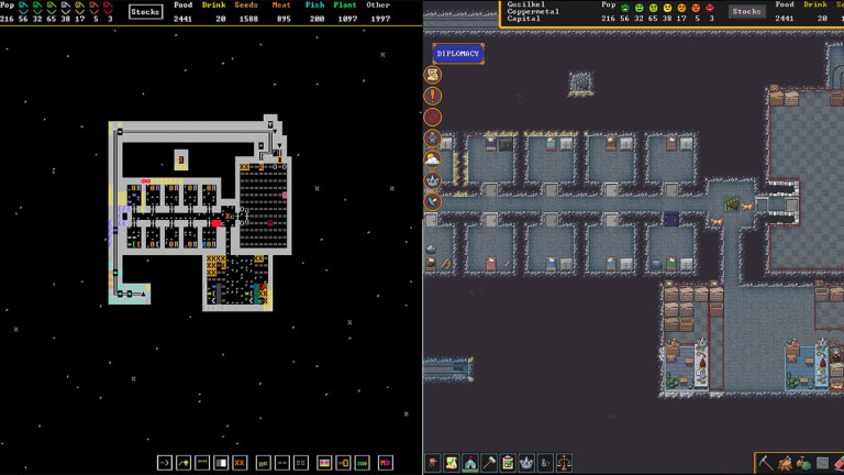 Dwarf Fortress on Steam gets classic graphics mode
