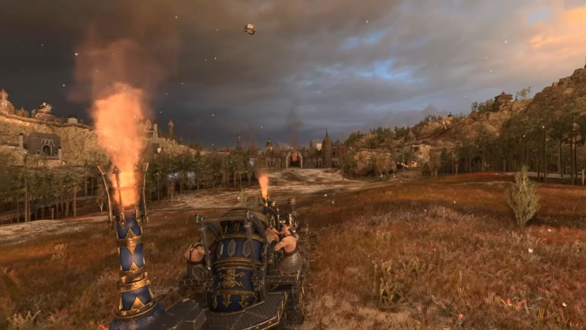 Total War: Warhammer 3's Chaos Dwarfs field a literal pain train