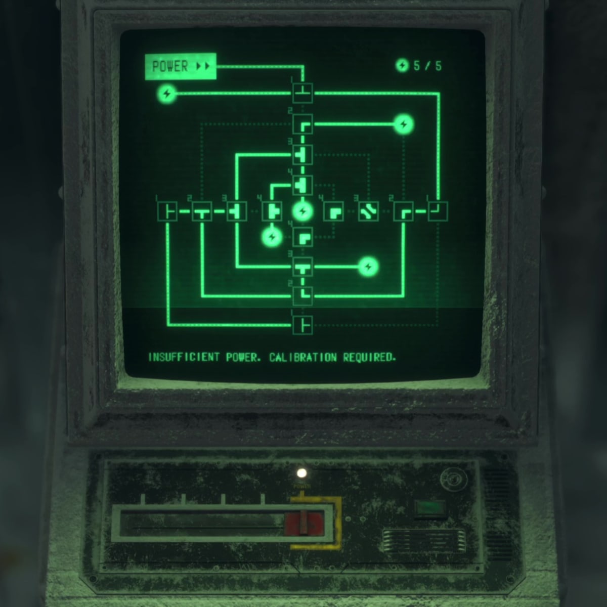 Waste Disposal power puzzle - Resident Evil 4