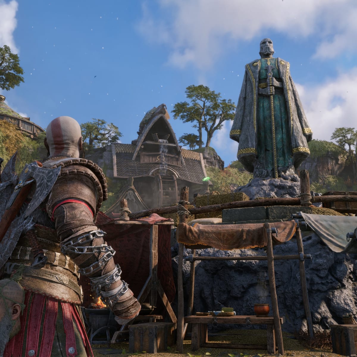 Could this be a statue of Odin? : r/GodofWar