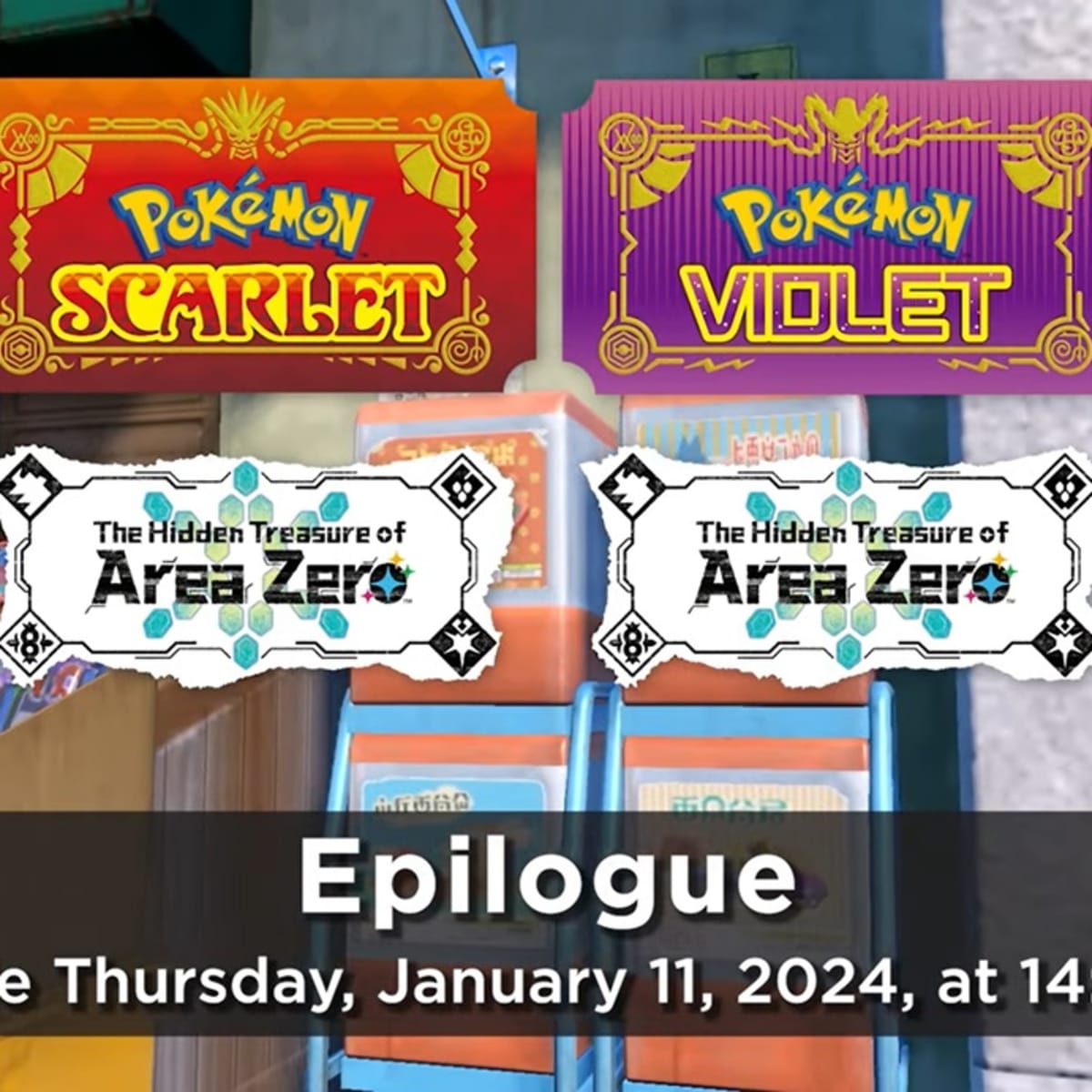 Pokémon Scarlet and Violet: Epilogue DLC Coming January 11, 2024