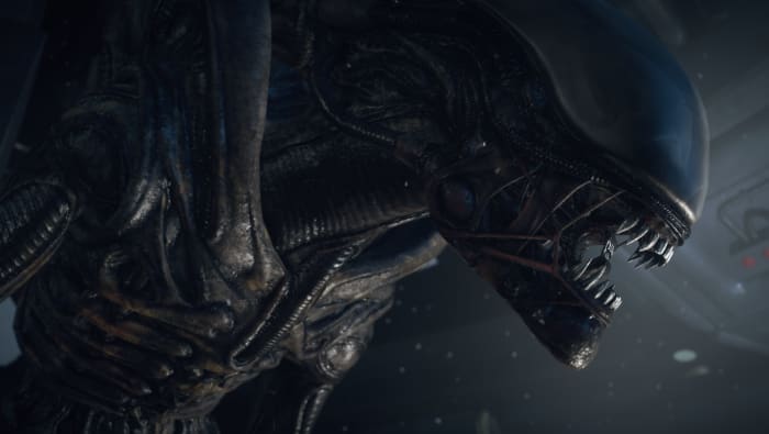 Alien: Isolation screenshot of the alien.