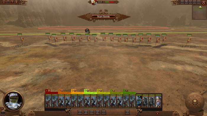Total War: Warhammer 3 chevron formation.