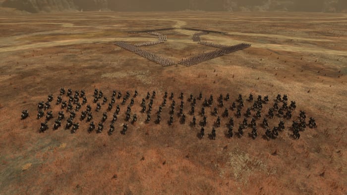 Total War: Warhammer 3 diamond formation.