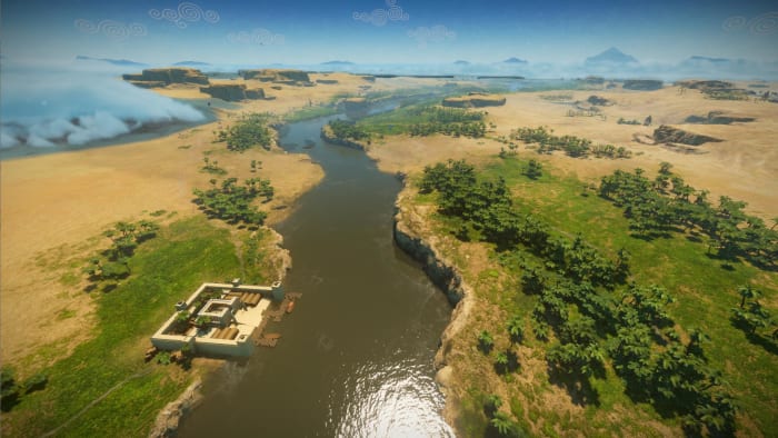 Total War: Pharaoh screenshot of the campaign map during prosperity.