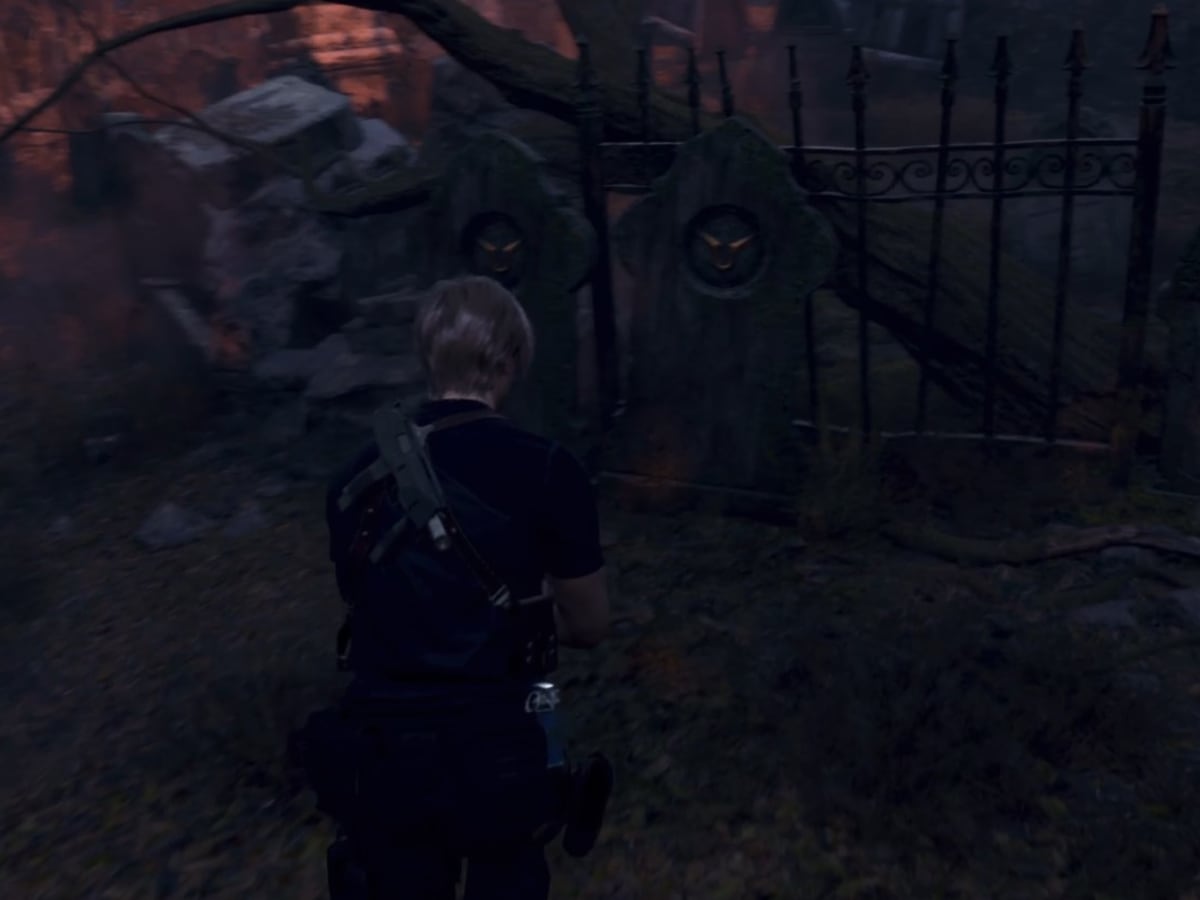 How to destroy the Tombstone Emblems in Resident Evil 4 remake