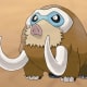 Mamoswine on the Pokémon Go Ground-type background.
