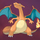 Charizard, a Fire-type Pokémon.