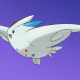 Pokémon Togekiss on Fairy-type background.