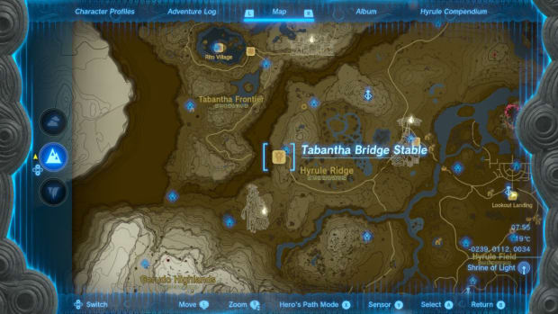 Zelda Tears of the Kingdom: All Stable locations