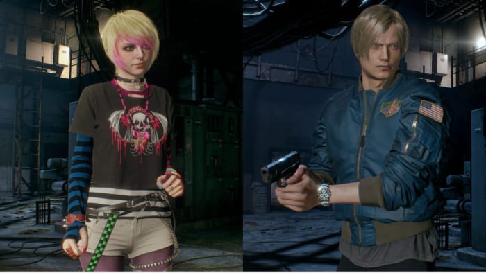 RE4R Leon and Ashley casual outfits