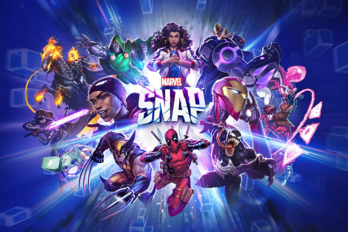 Marvel Snap splash screen logo art