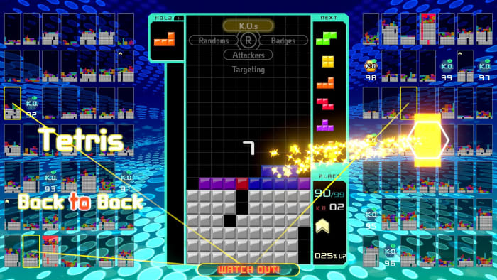 jugabilidad tetris 99
