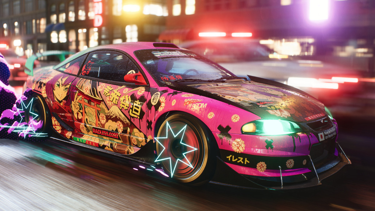 NFS Unbound features a helpful bar that'll give you a quick start.