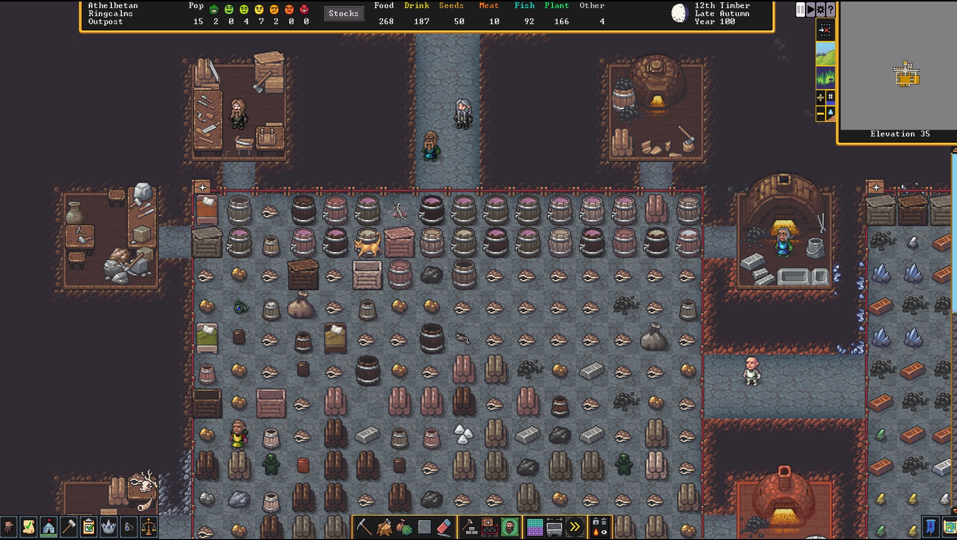 dwarf fortress dining room layout