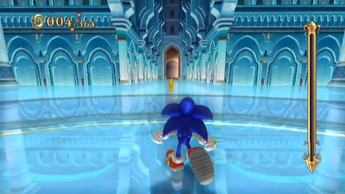 Sonic and the Secret Rings, Sonic in a palace
