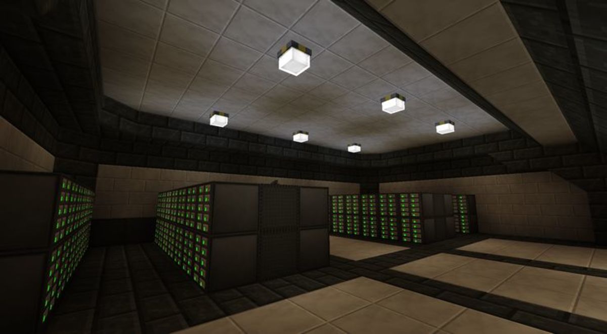 Minecraft Applied Energistics 2 mod server room