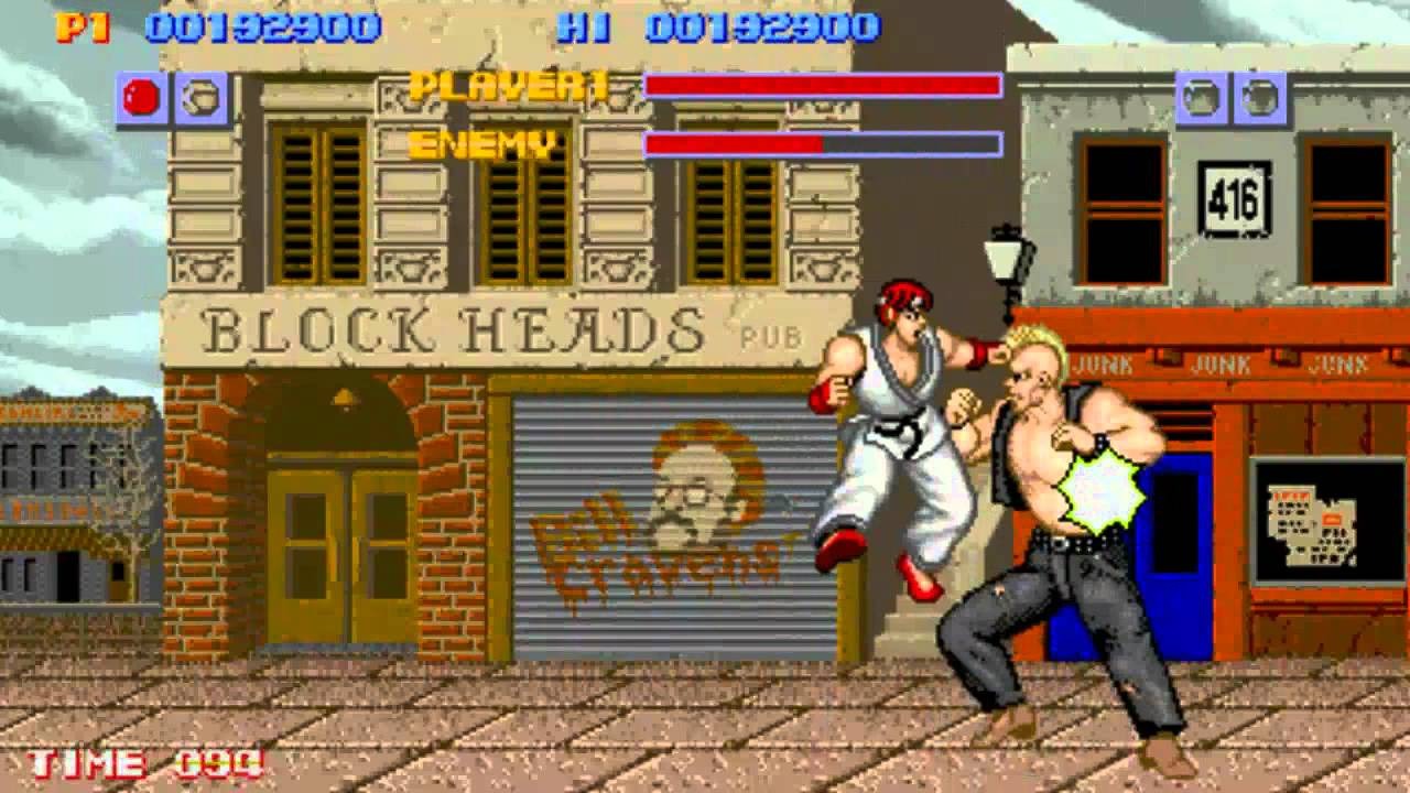 original street fighter gameplay