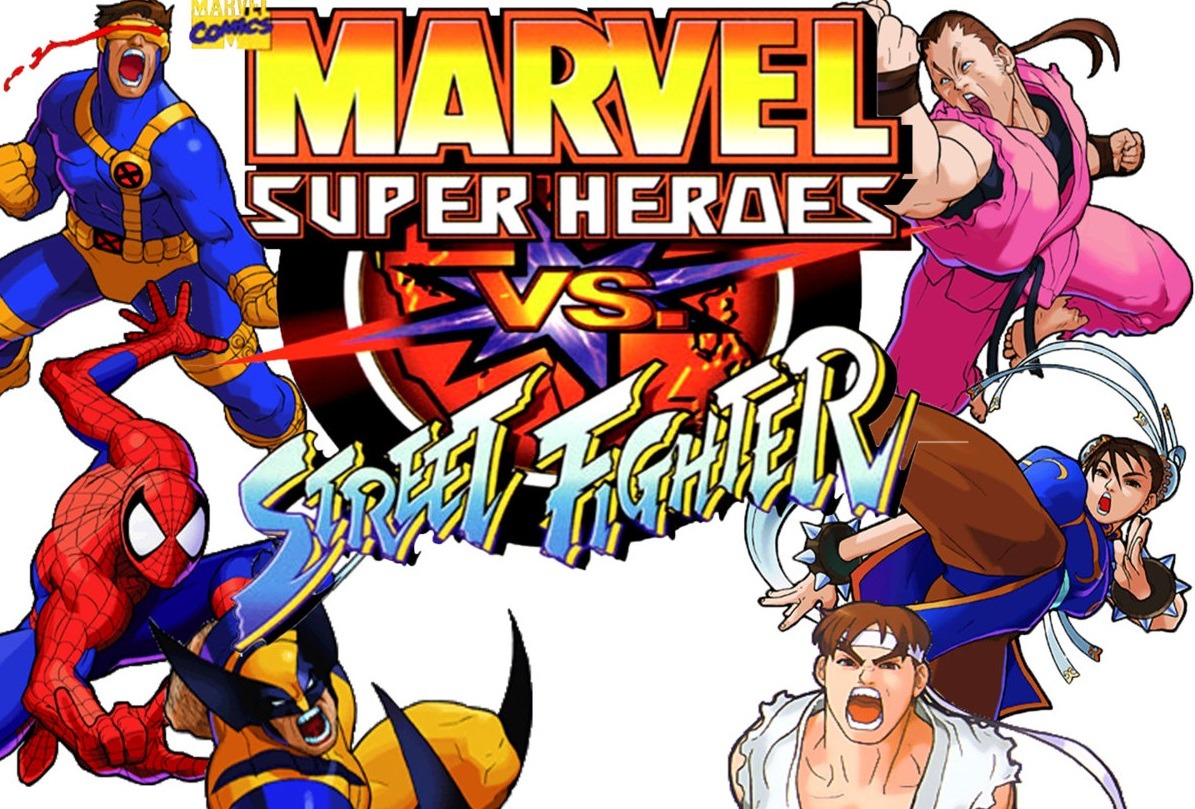 marvel super heroes street fighter