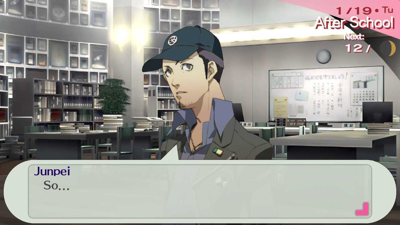 Junpei will invite you out after school to start the social link.