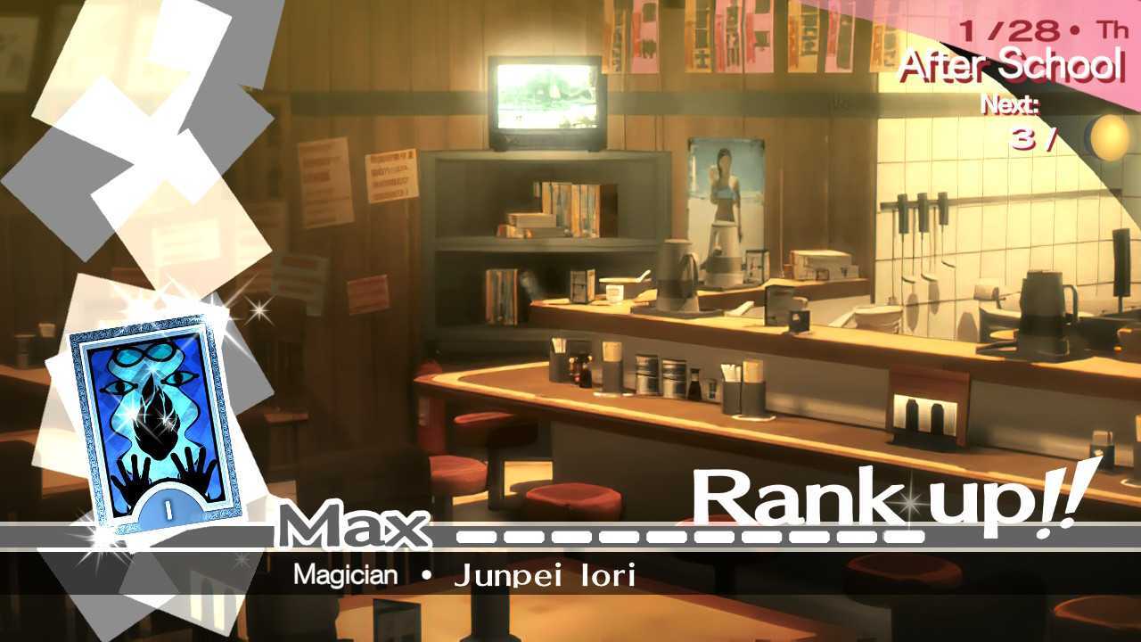 Junpei's social link is one of the harder ones to rank up.