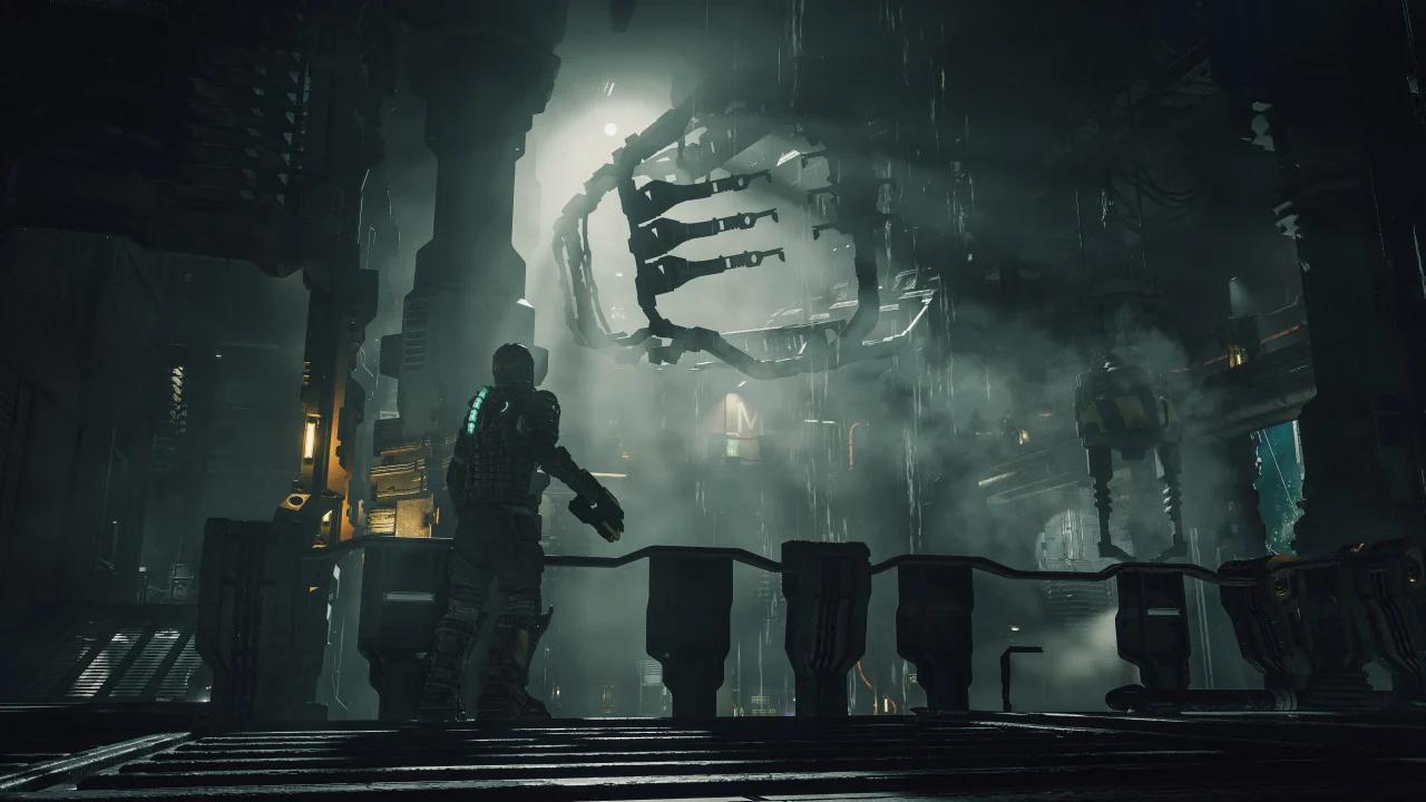 Despite the close camera, Dead Space manages to make you feel very small. 