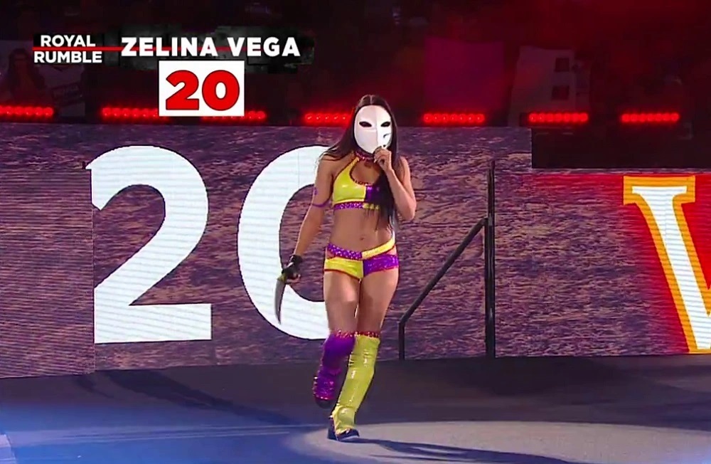 Zelina Vega came out in full Juri cosplay at WWE's Royal Rumble for her big Street  Fighter 6 reveal and reenacted part of her Critical Art