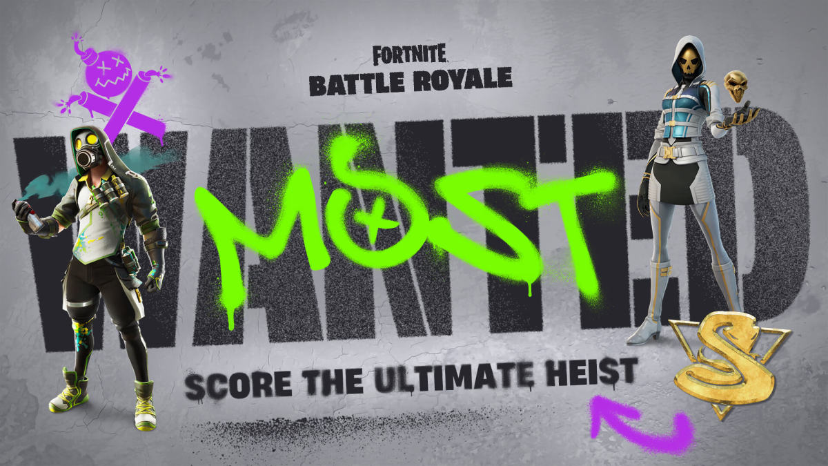 Fortnite Most Wanted promo