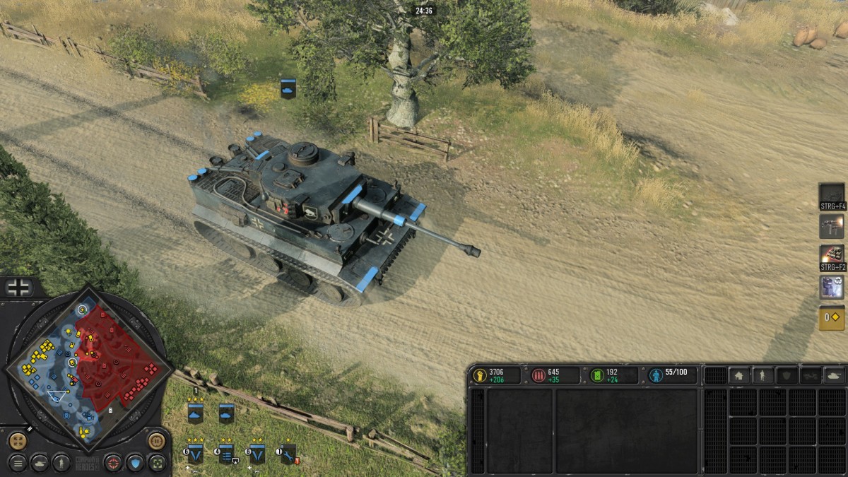 Company of Heroes 3 Tiger tank.