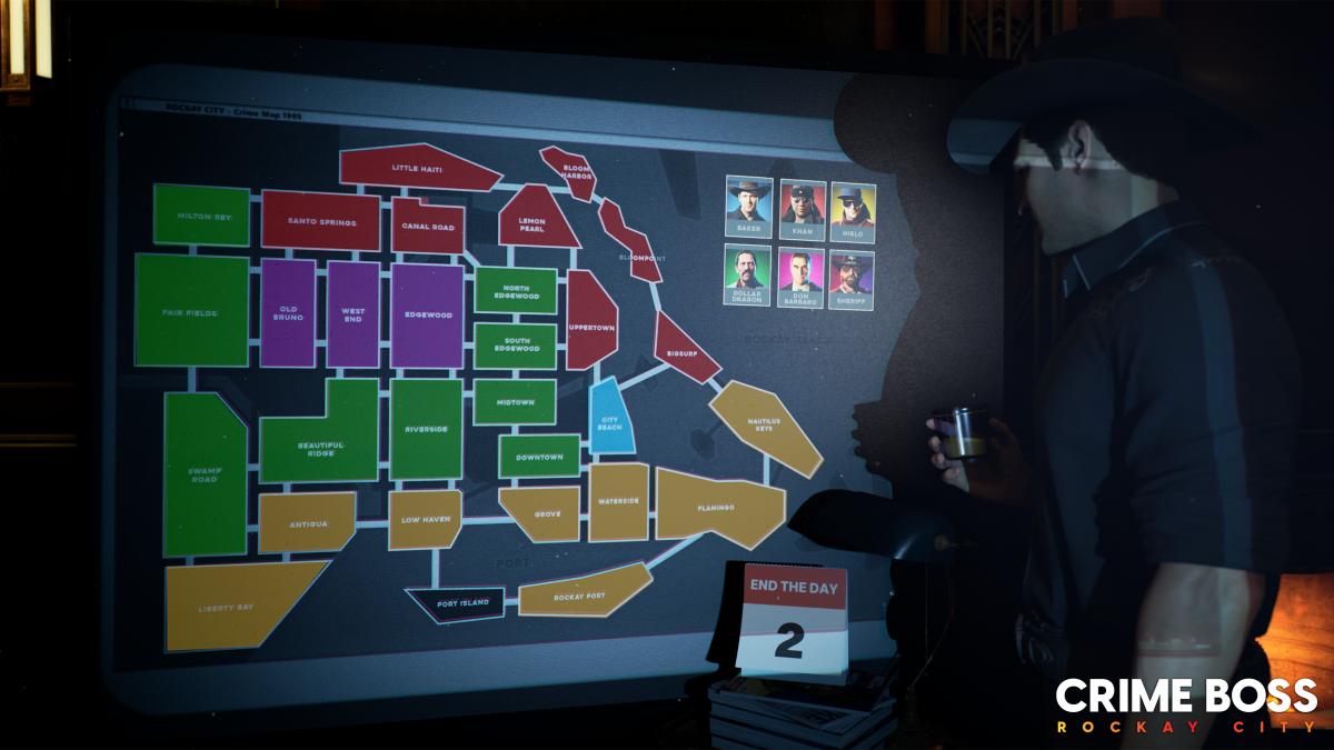 Crime Boss Rockay City map